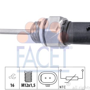Senzor temperatura gaze evacuare FACET 22.0257 – VW | AutoRival