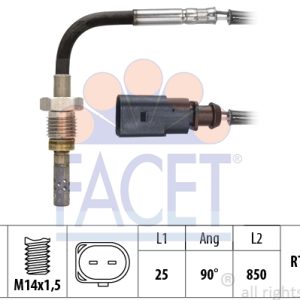 Senzor temperatura gaze evacuare FACET 22.0291 – VW | AutoRival