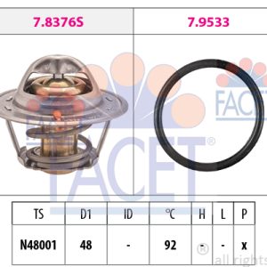 Termostat lichid racire FACET 7.8376 – VW | AutoRival