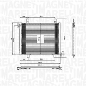 Condensator climatizare MAGNETI MARELLI 350203836000 – VW | AutoRival
