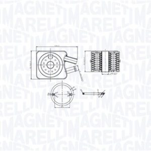 Radiator ulei motor MAGNETI MARELLI 350300003200 – VW | AutoRival