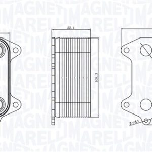Radiator ulei motor MAGNETI MARELLI 350300003300 – VW | AutoRival