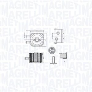 Radiator ulei motor MAGNETI MARELLI 350300003500 – VW | AutoRival