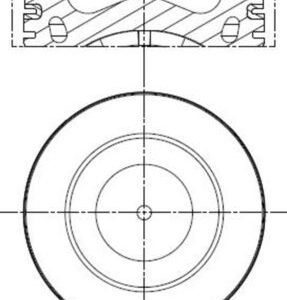 Piston MAHLE ORIGINAL 028 PI 00121 000 – VW | AutoRival