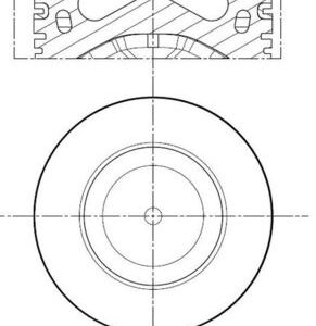 Piston MAHLE ORIGINAL 028 PI 00135 000 – VW | AutoRival