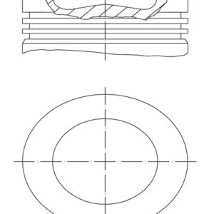 Piston MAHLE ORIGINAL 028 PI 00155 002 – VW | AutoRival