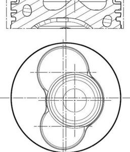 Piston MAHLE ORIGINAL 030 97 00 – VW | AutoRival
