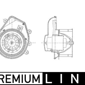 Ventilator habitaclu MAHLE ORIGINAL AB 54 000P – VW | AutoRival