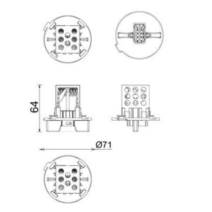 Rezistor ventilator habitaclu MAHLE ORIGINAL ABR 167 000P – VW | AutoRival