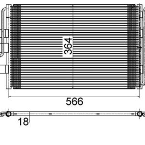 Condensator climatizare MAHLE ORIGINAL AC 180 000S – VW | AutoRival