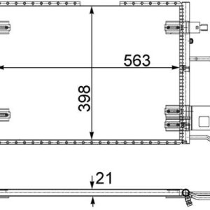 Condensator climatizare MAHLE ORIGINAL AC 352 000S – VW | AutoRival