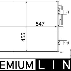 Condensator climatizare MAHLE ORIGINAL AC 454 000P – VW | AutoRival