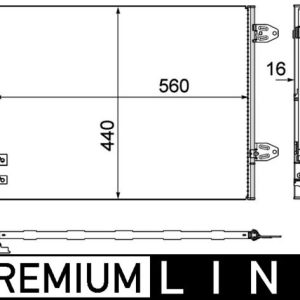 Condensator climatizare MAHLE ORIGINAL AC 733 000P – VW | AutoRival