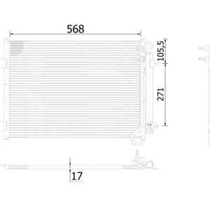 Condensator climatizare MAHLE ORIGINAL AC 734 000S – VW | AutoRival