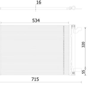 Condensator climatizare MAHLE ORIGINAL AC 915 000S – VW | AutoRival