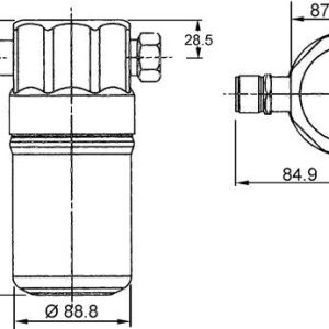 Uscator aer conditionat MAHLE ORIGINAL AD 36 000S – VW | AutoRival