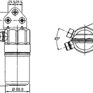 Uscator aer conditionat MAHLE ORIGINAL AD 41 000S – VW | AutoRival