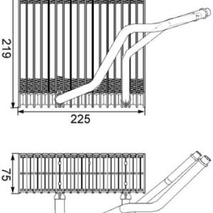 Evaporator aer conditionat MAHLE ORIGINAL AE 38 000S – VW | AutoRival
