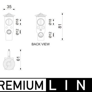 Supapa expansiune clima MAHLE ORIGINAL AVE 211 000P – VW | AutoRival