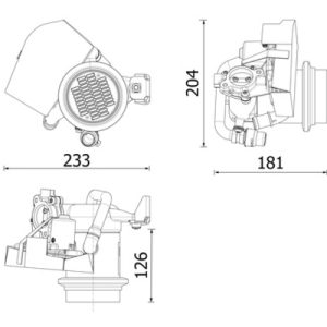 Radiator recirculare gaze de esapament MAHLE ORIGINAL CE 40 000P – VW | AutoRival