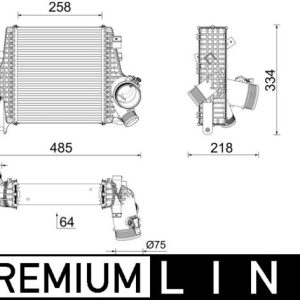 Intercooler compresor MAHLE ORIGINAL CI 640 000P – VW | AutoRival