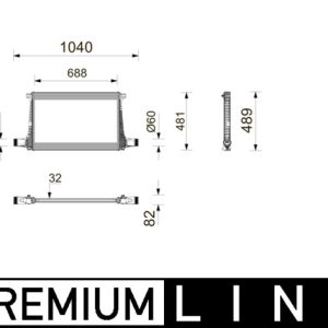 Intercooler compresor MAHLE ORIGINAL CI 743 000P – VW | AutoRival