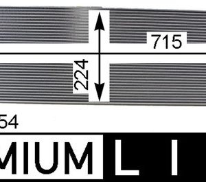 Radiator temperatura scazuta intercooler MAHLE ORIGINAL CIR 8 000P – VW | AutoRival