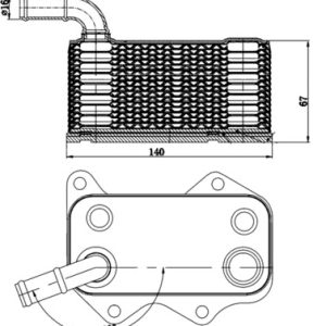 Radiator ulei motor MAHLE ORIGINAL CLC 174 000S – VW | AutoRival