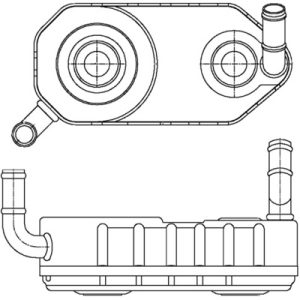 Radiator racire ulei cutie de viteze automata MAHLE ORIGINAL CLC 177 000S – VW | AutoRival