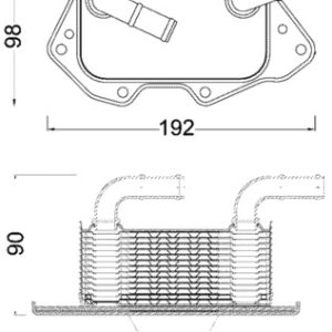 Radiator ulei motor MAHLE ORIGINAL CLC 186 000S – VW | AutoRival
