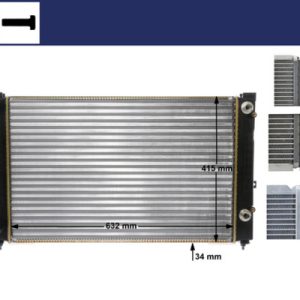 Radiator racire motor MAHLE ORIGINAL CR 132 000S – VW | AutoRival