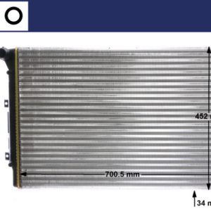 Radiator racire motor MAHLE ORIGINAL CR 2032 000S – VW | AutoRival