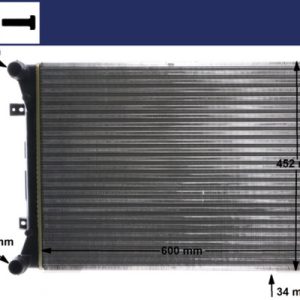 Radiator racire motor MAHLE ORIGINAL CR 2038 000S – VW | AutoRival