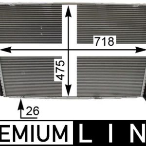 Radiator racire motor MAHLE ORIGINAL CR 2179 000P – VW | AutoRival