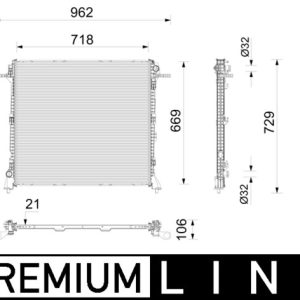 Radiator racire motor MAHLE ORIGINAL CR 2788 000P – VW | AutoRival