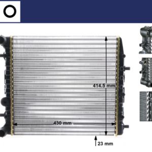 Radiator racire motor MAHLE ORIGINAL CR 454 000S – VW | AutoRival