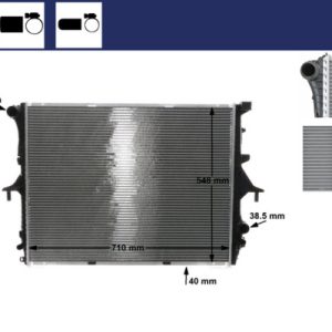 Radiator racire motor MAHLE ORIGINAL CR 571 000S – VW | AutoRival