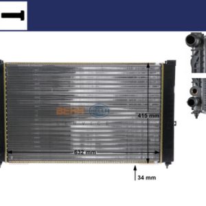 Radiator racire motor MAHLE ORIGINAL CR 647 000S – VW | AutoRival