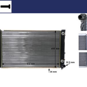 Radiator racire motor MAHLE ORIGINAL CR 648 000S – VW | AutoRival