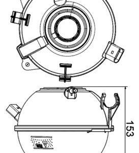 Vas de expansiune racire MAHLE ORIGINAL CRT 19 000S – VW | AutoRival