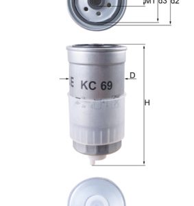 Filtru combustibil MAHLE ORIGINAL KC 69 – VW | AutoRival