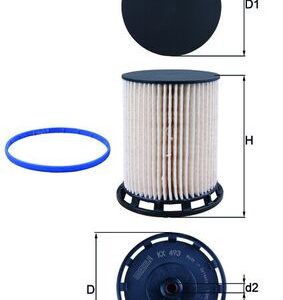 Filtru combustibil MAHLE ORIGINAL KX 493D – VW | AutoRival