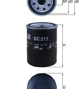 Filtru ulei MAHLE ORIGINAL OC 217 – VW | AutoRival