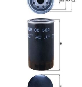 Filtru ulei MAHLE ORIGINAL OC 502 – VW | AutoRival