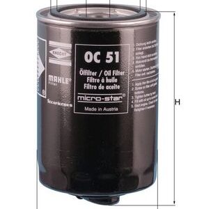 Filtru ulei MAHLE ORIGINAL OC 51 OF – VW | AutoRival