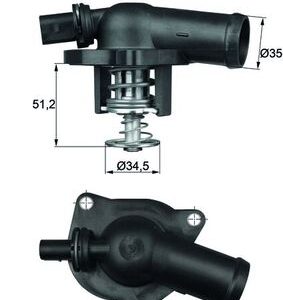 Termostat lichid racire MAHLE ORIGINAL TI 17 109 – VW | AutoRival