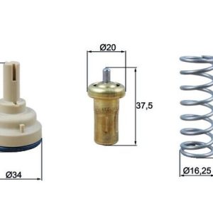 Termostat lichid racire MAHLE ORIGINAL TX 181 95D – VW | AutoRival