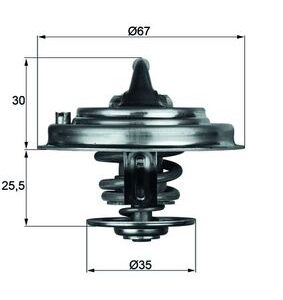 Termostat lichid racire MAHLE ORIGINAL TX 34 82D – VW | AutoRival
