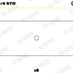 Cuzineti biela GLYCO 01-4100/4 STD – VW | AutoRival
