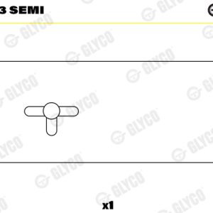 Bucsi ax cu came GLYCO 53-4753 SEMI – VW | AutoRival